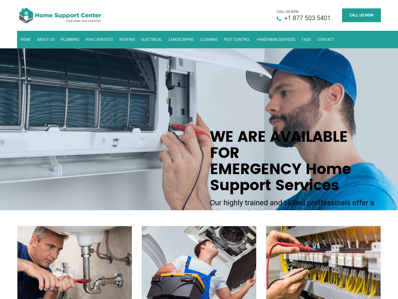 homesupportcenter.com screenshot alt-text