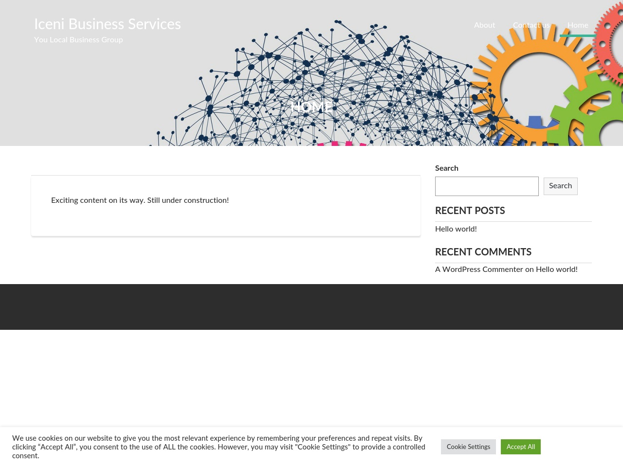 icenibusinesssupportservices.com screenshot alt-text