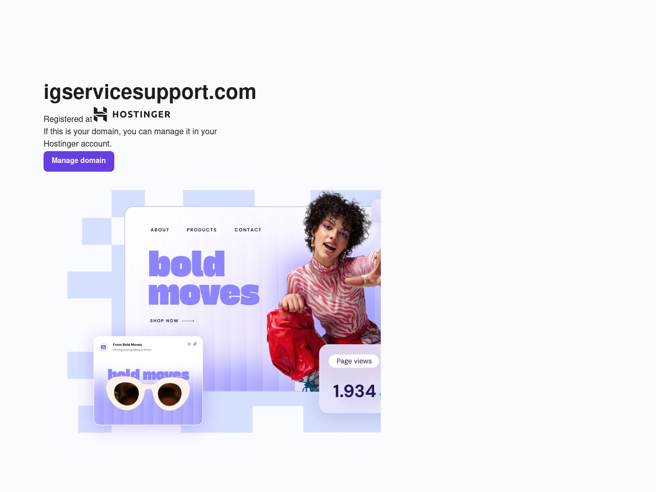 igservicesupport.com screenshot alt-text