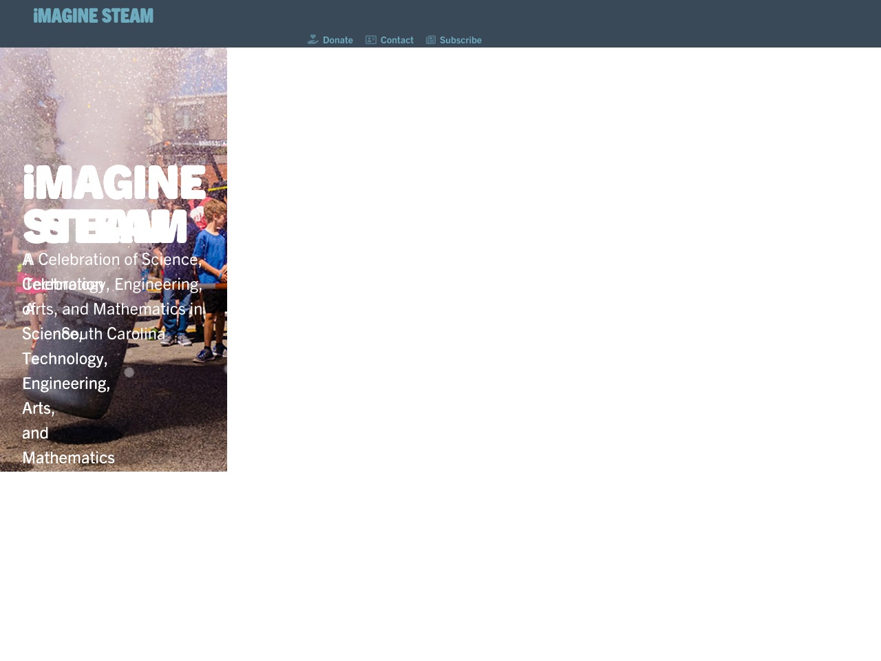 imaginesteamfest.com screenshot alt-text