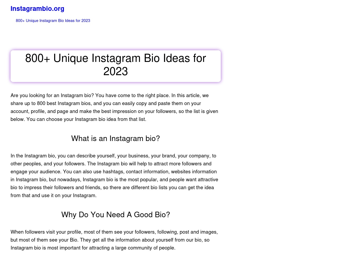 instagrambio.org screenshot alt-text