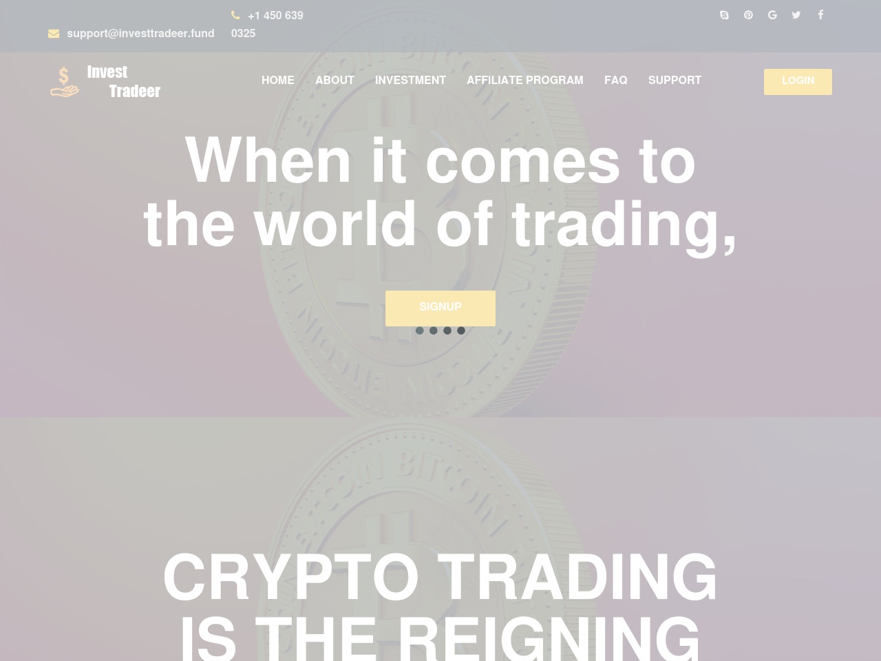 investtradeer.fund screenshot alt-text