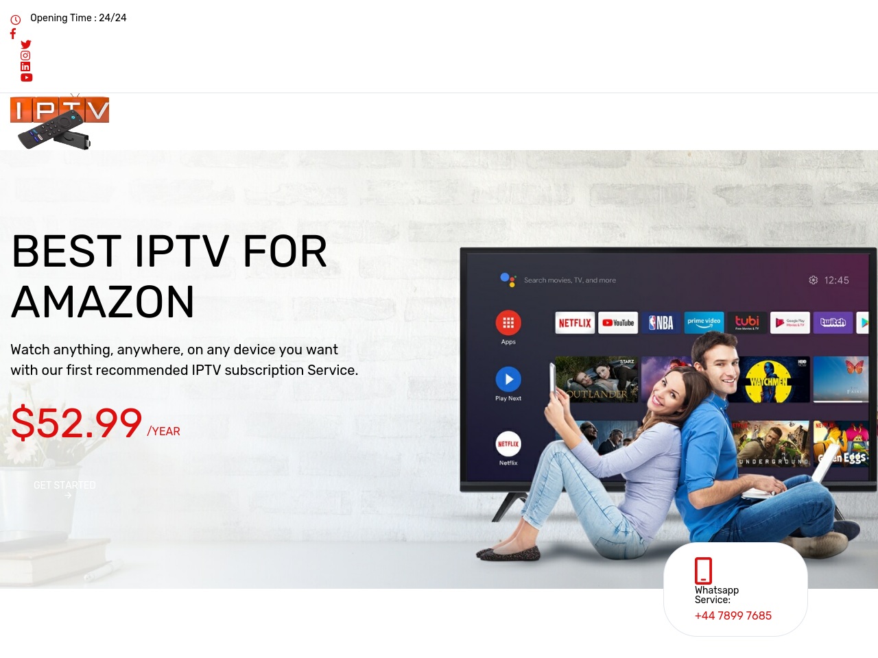 iptvamazon.com screenshot alt-text