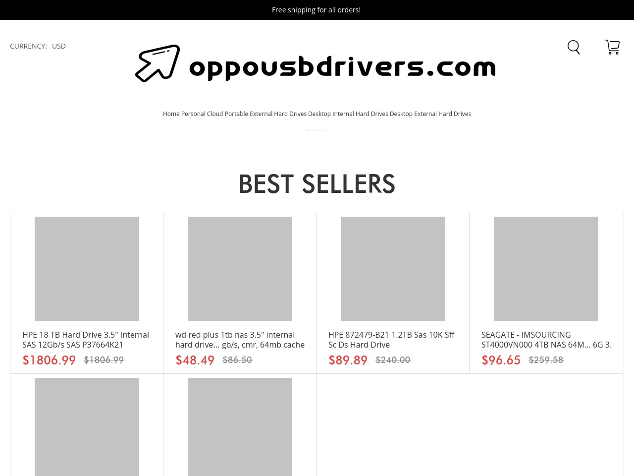 oppousbdrivers.com screenshot alt-text