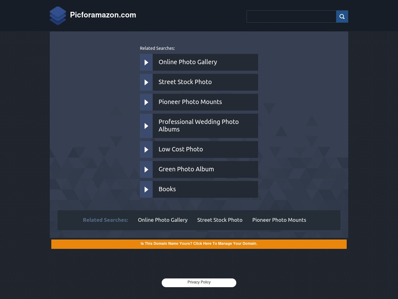 picforamazon.com screenshot alt-text