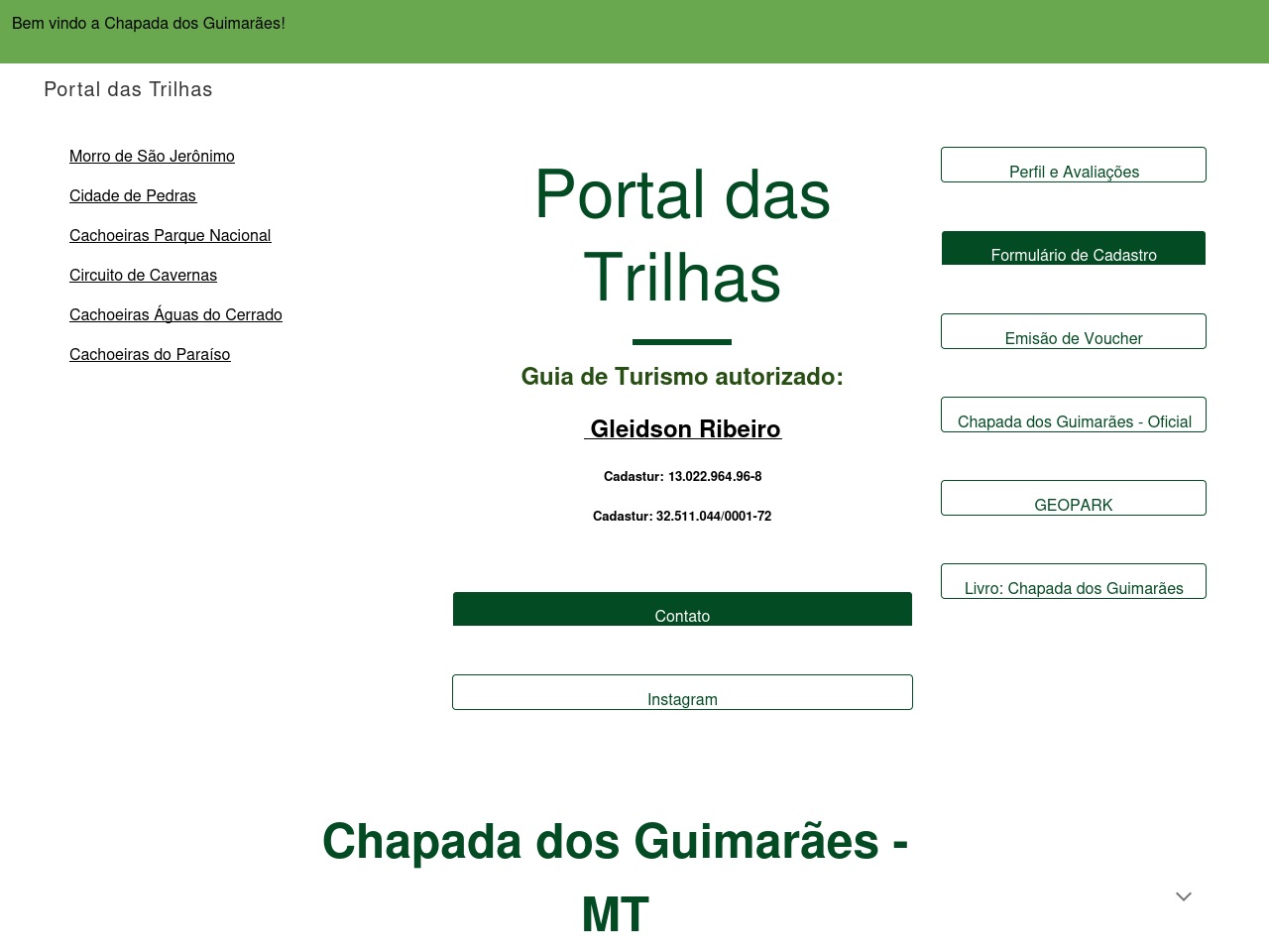 portaldastrilhas.com screenshot alt-text