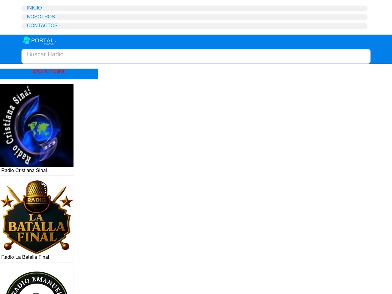 portalderadios.com screenshot alt-text