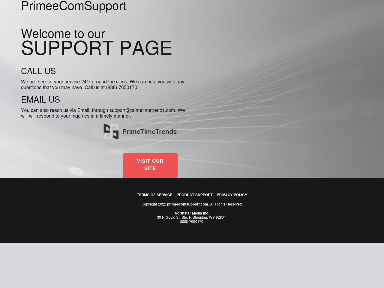 primeecomsupport.com screenshot alt-text