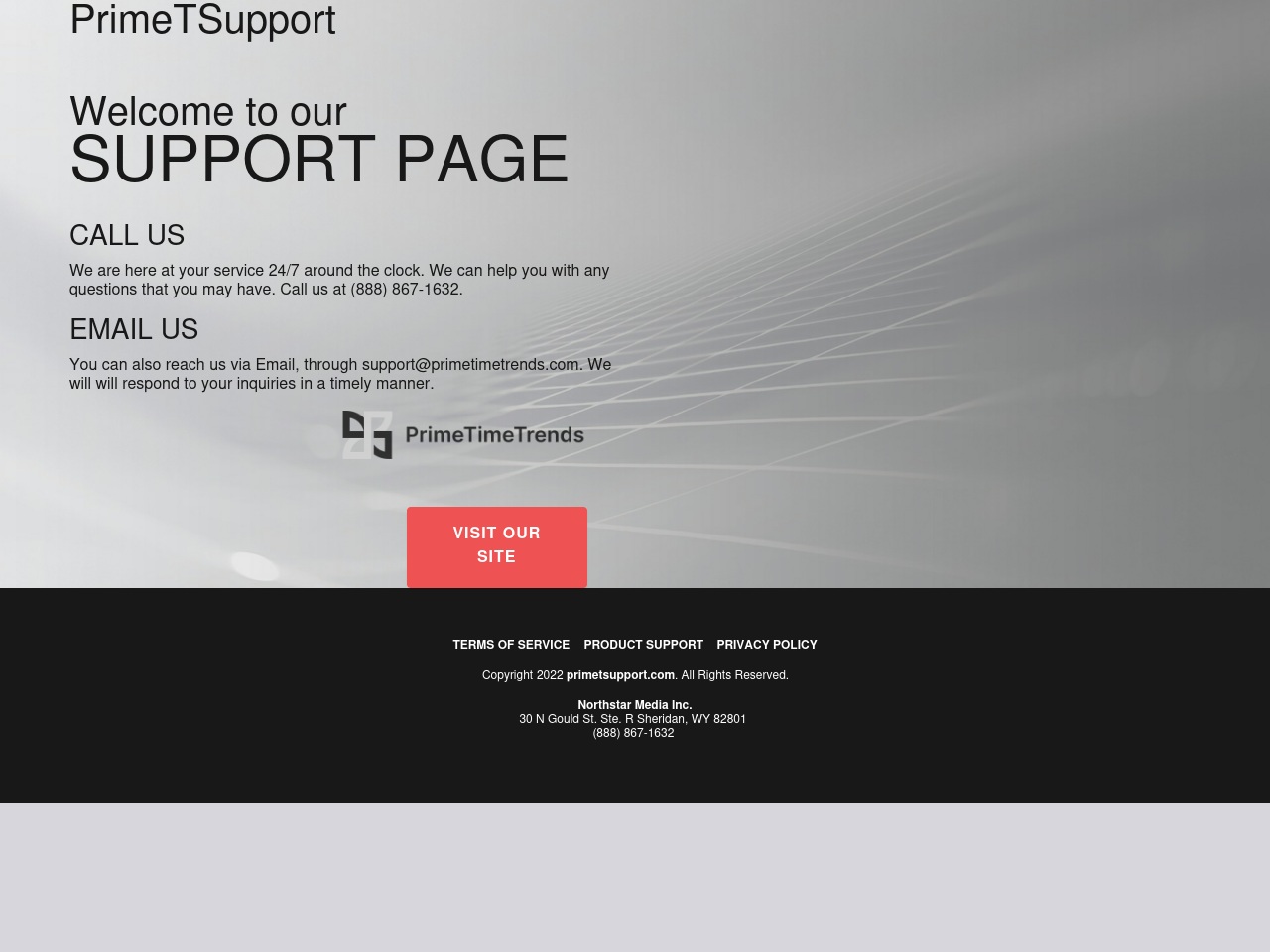 primetsupport.com screenshot alt-text