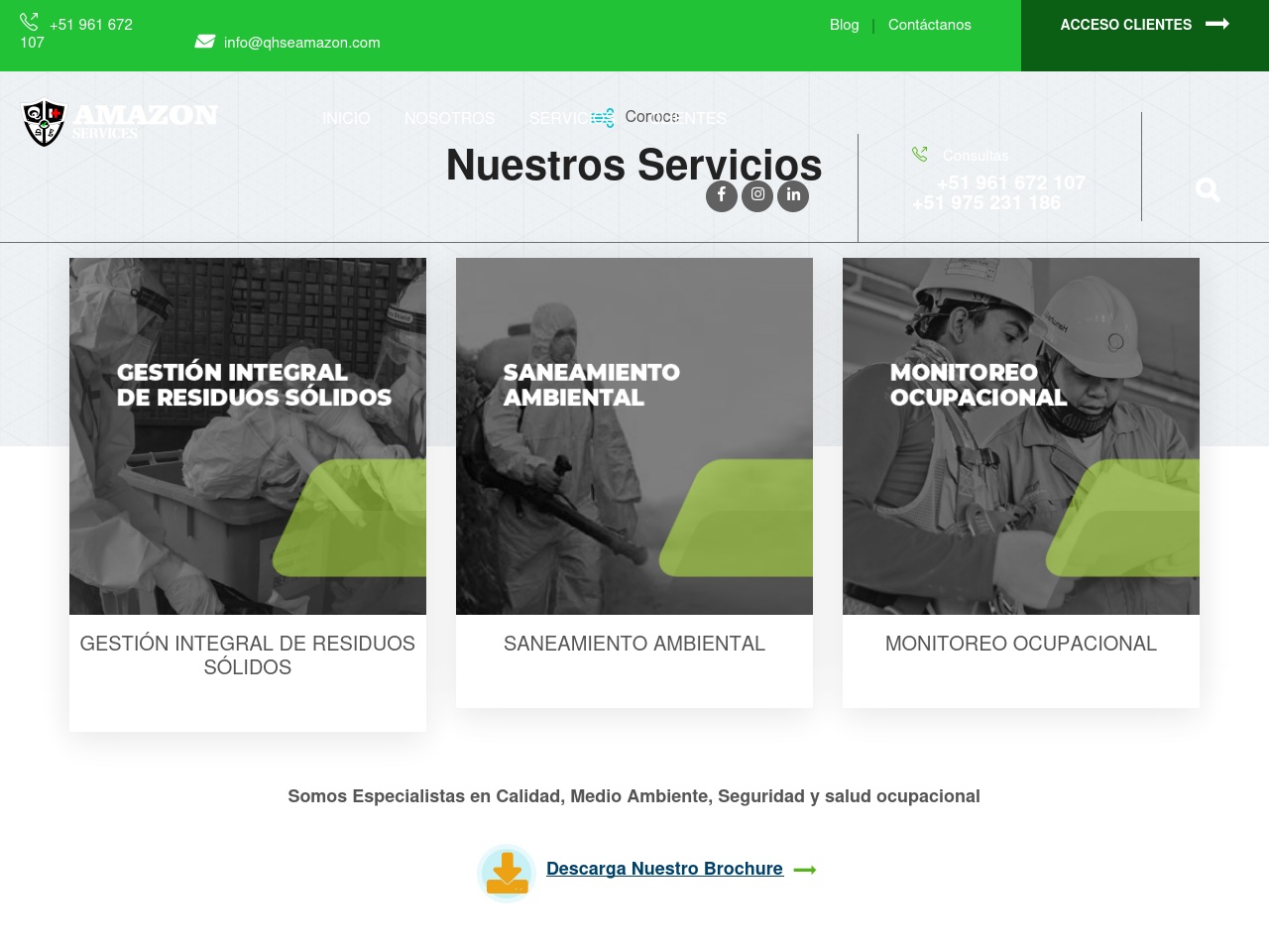 qhseamazon.com screenshot alt-text