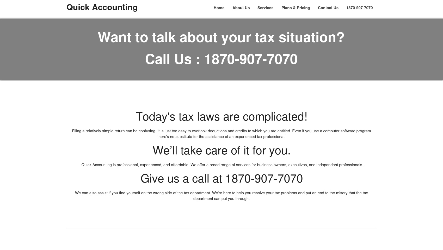quicksupportbooks.com screenshot alt-text