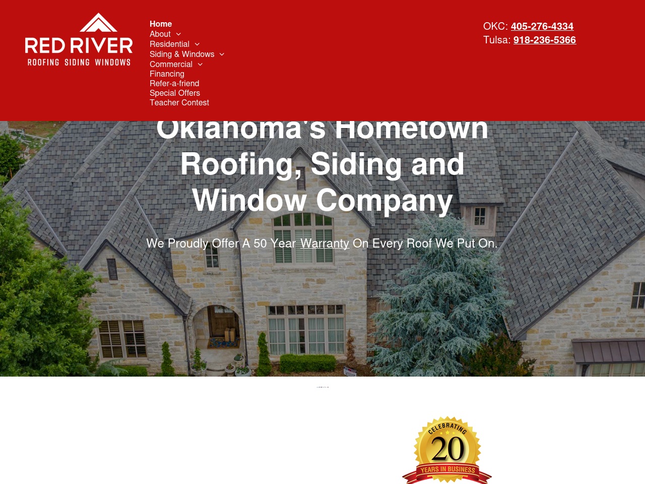 redriveroklahoma.biz screenshot alt-text