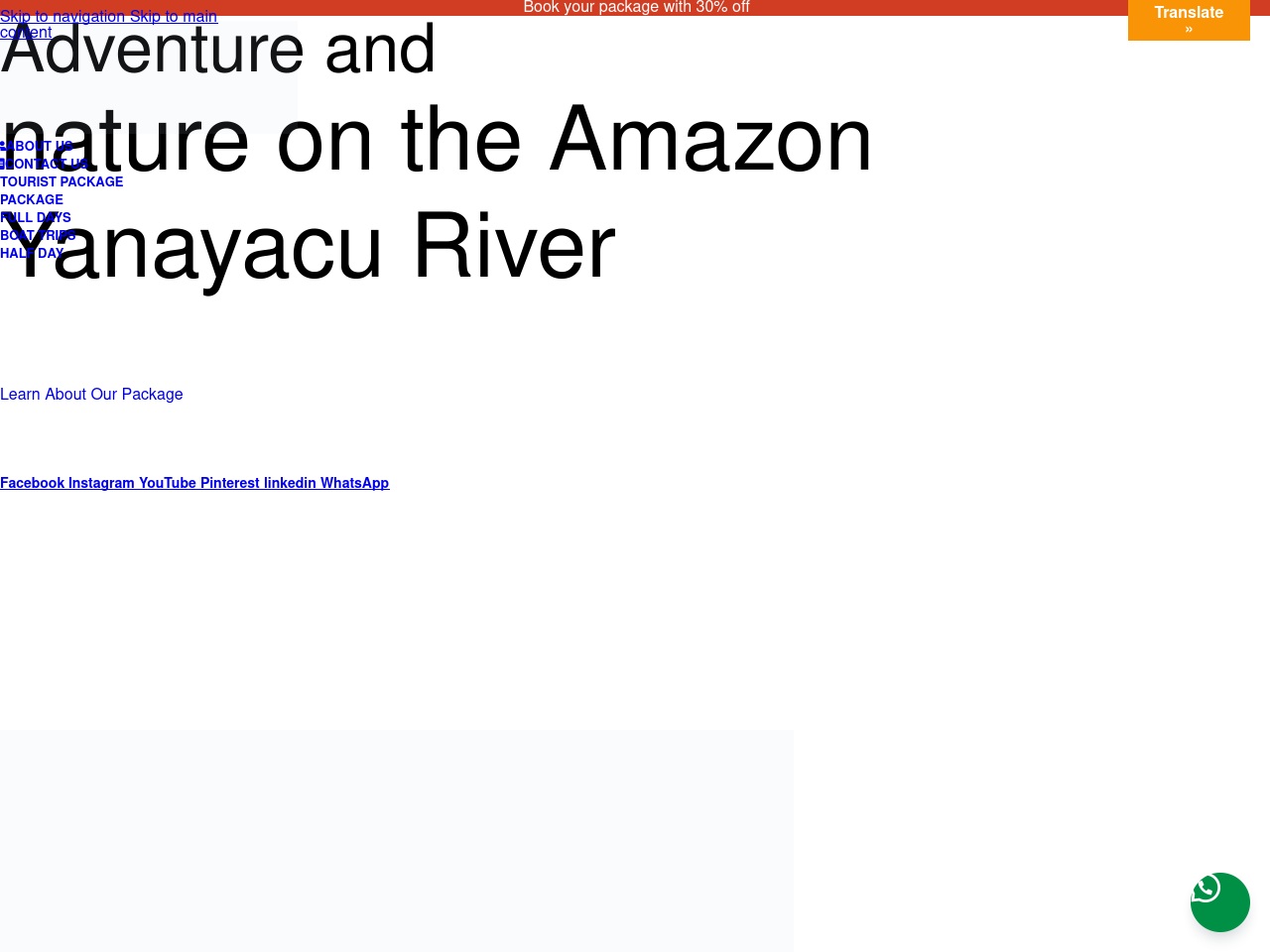 remocaspiamazontours.com screenshot alt-text