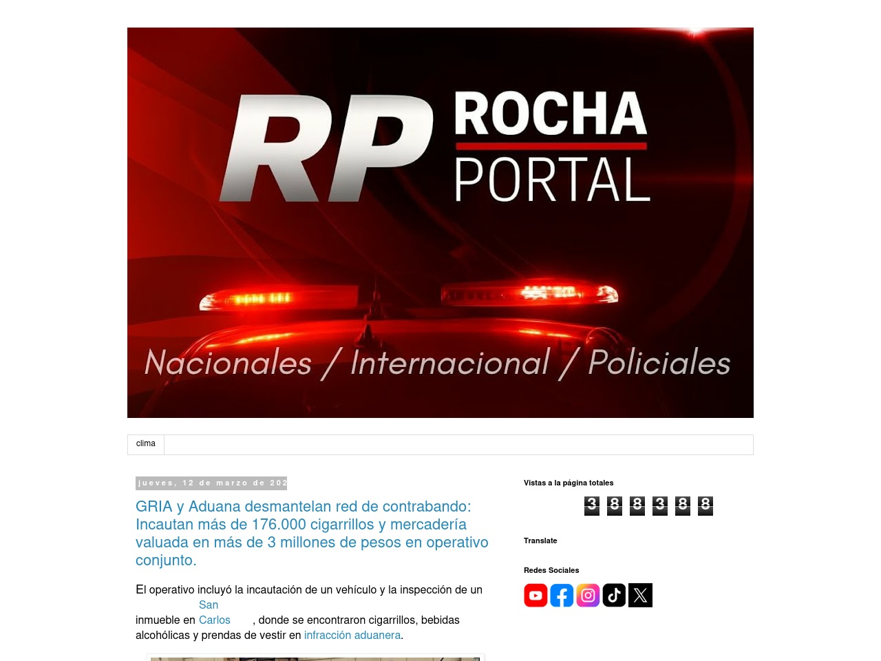 rochaportal.com screenshot alt-text