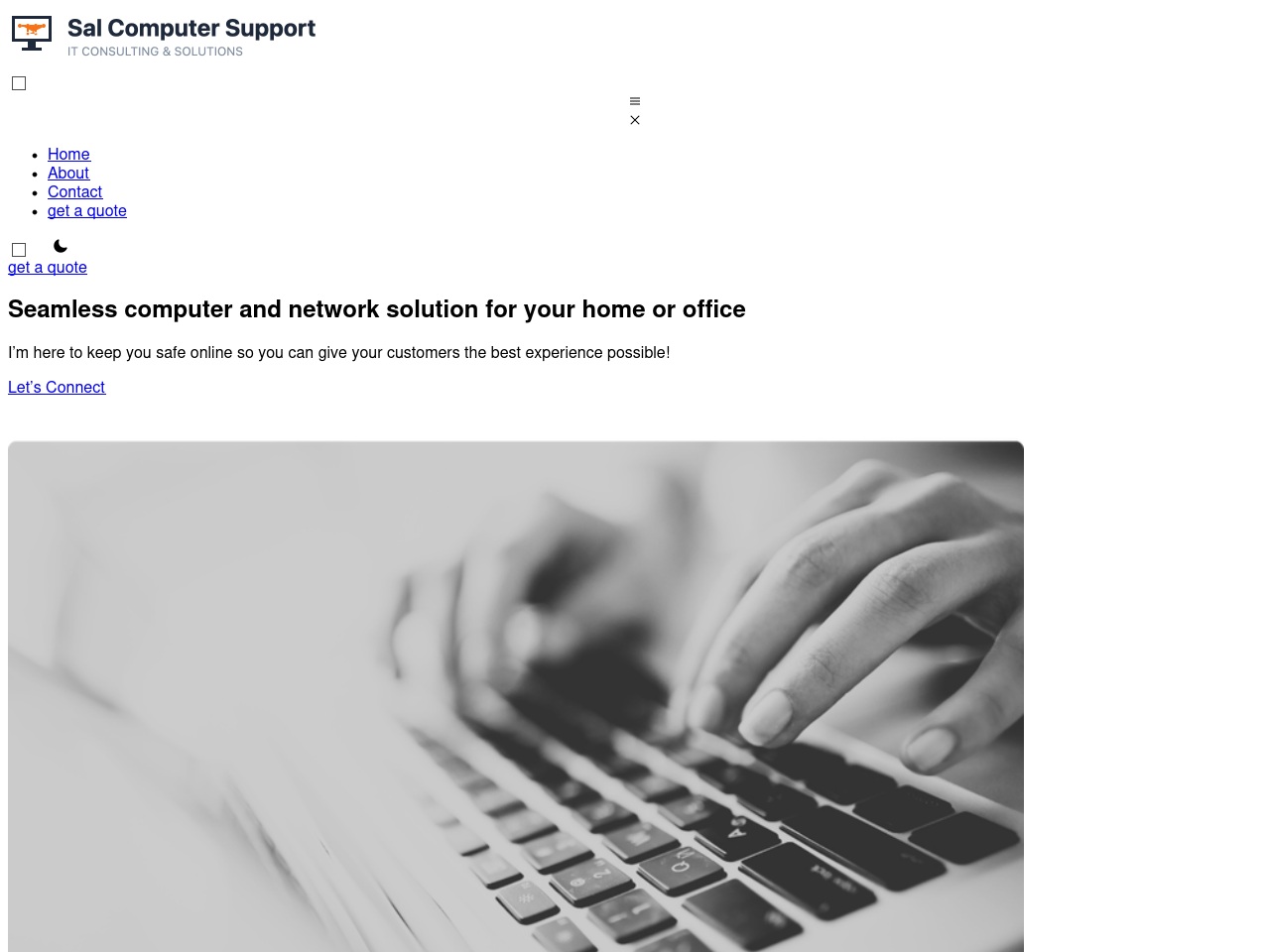 salcomputersupport.com screenshot alt-text