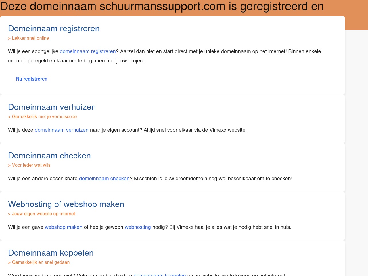 schuurmanssupport.com screenshot alt-text