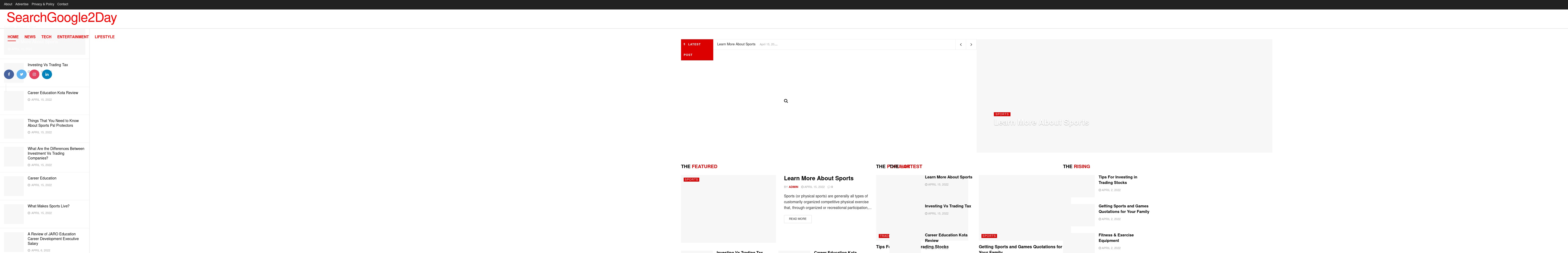 searchgoogle2day.com screenshot alt-text