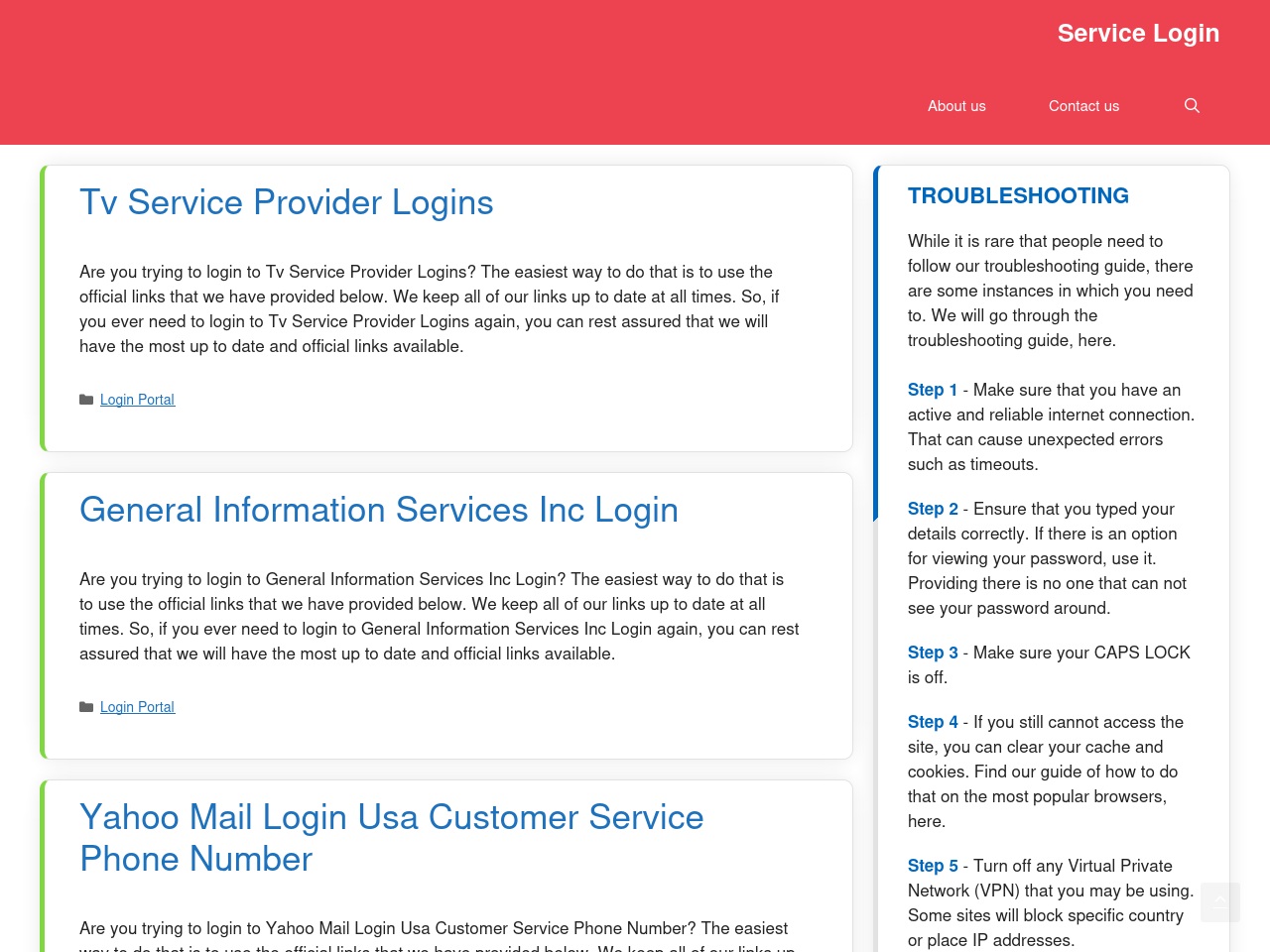 serviceslogin.info screenshot alt-text
