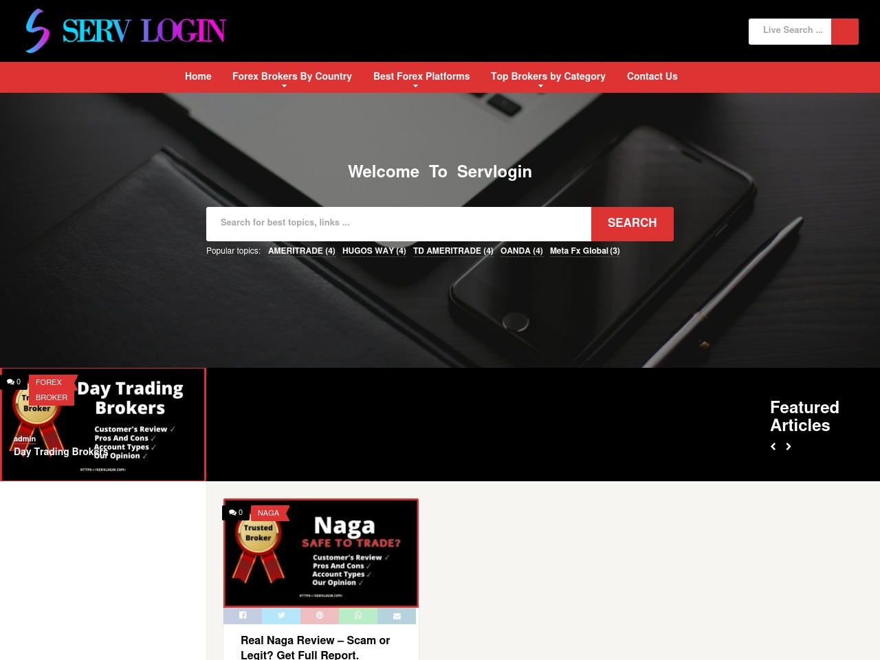 servlogin.com screenshot alt-text
