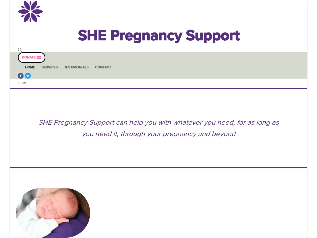 shepregnancysupport.org screenshot alt-text