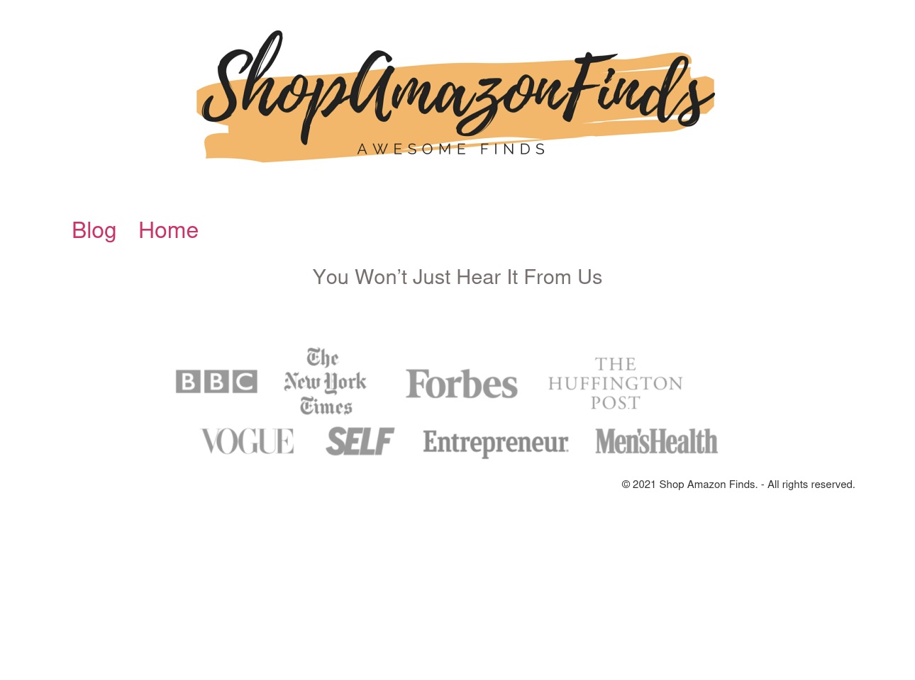 shopamazonfinds.com screenshot alt-text