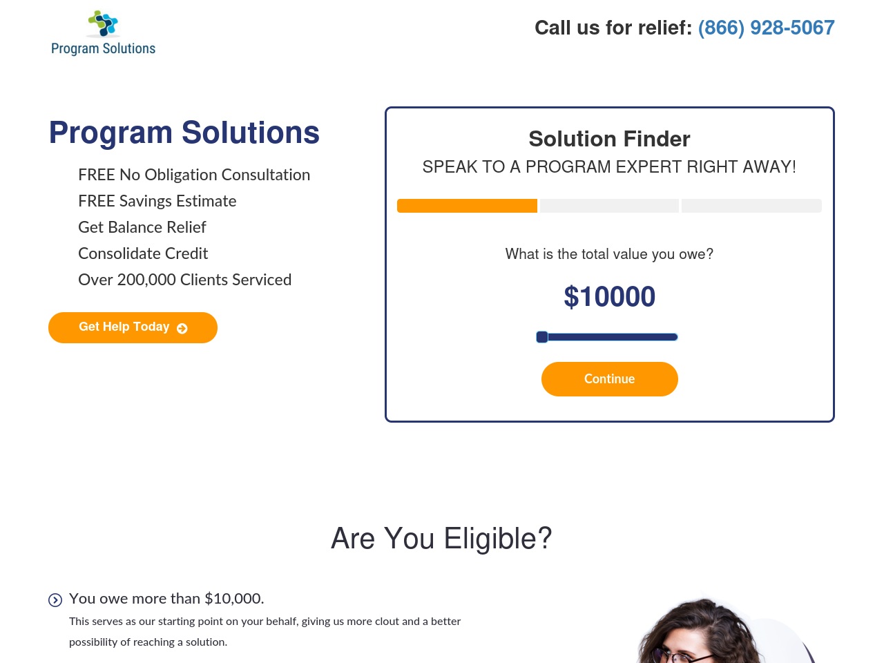 simpledebtsupport.com screenshot alt-text