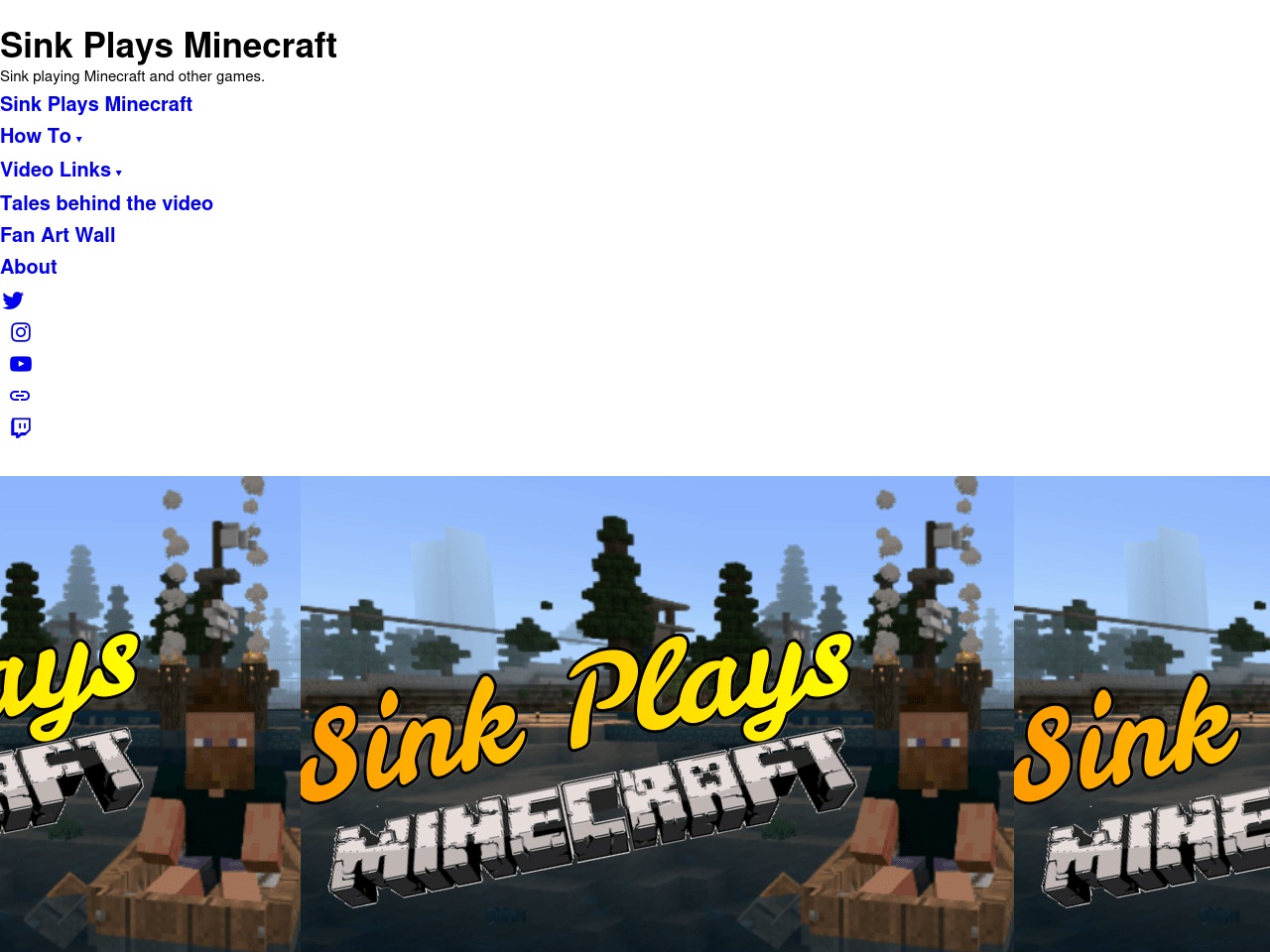 sinkplaysminecraft.com screenshot alt-text