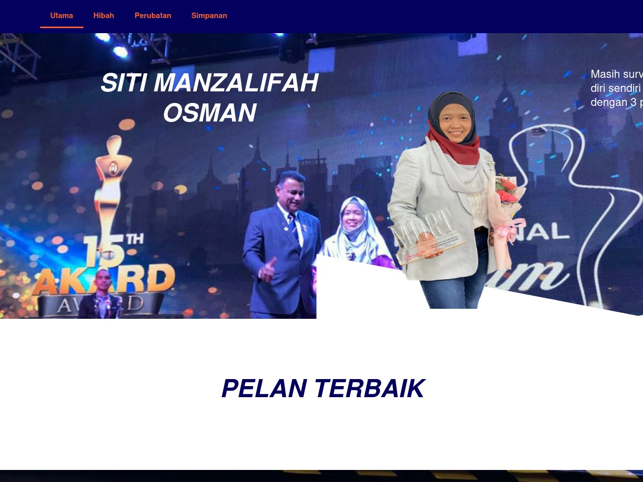 sitimanzalifah.com screenshot alt-text
