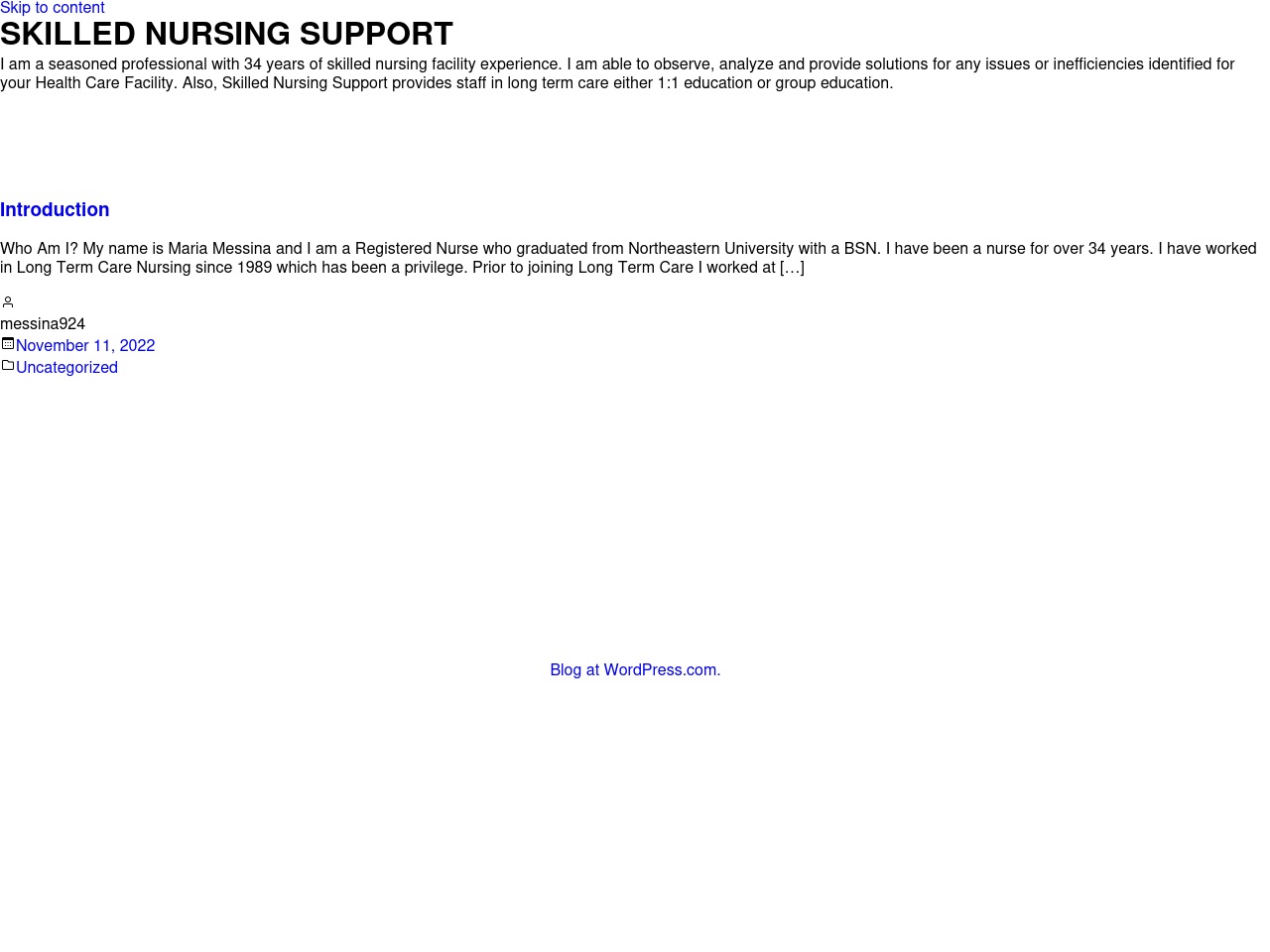 skillednursingsupport.com screenshot alt-text