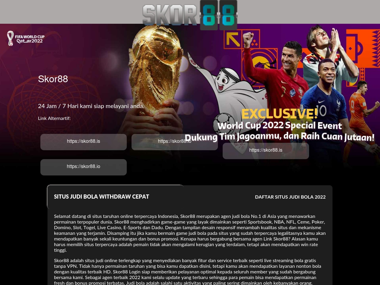 skor88login.com screenshot alt-text