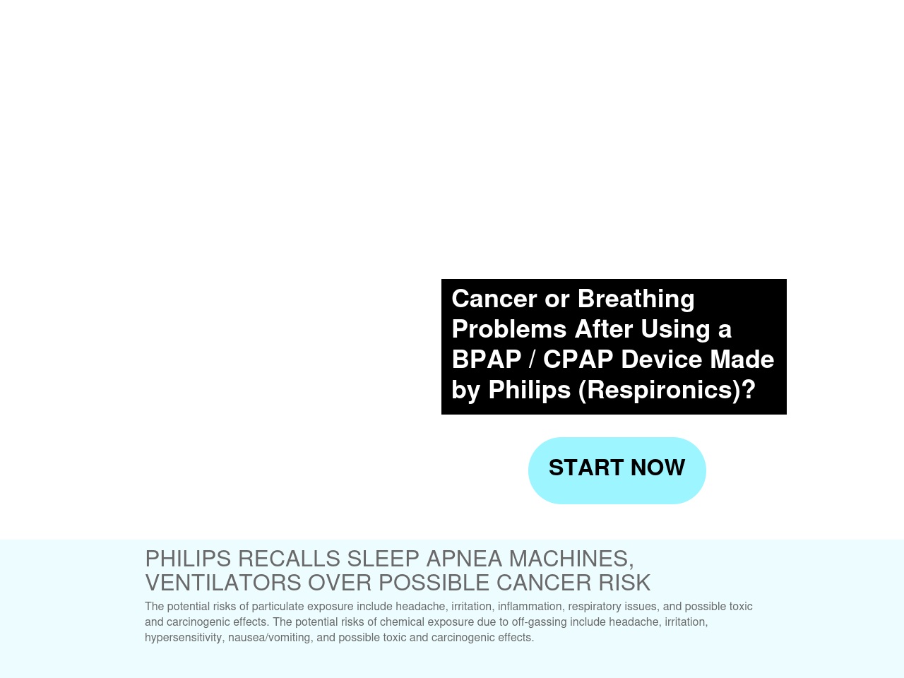 sleepapneamachinesupport.com screenshot alt-text