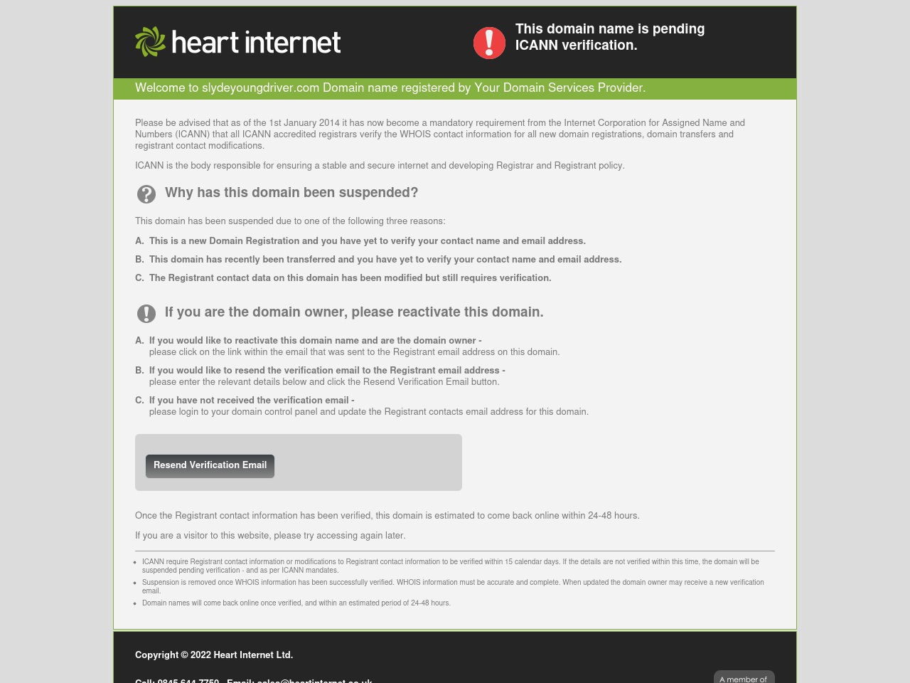 slydeyoungdriver.com screenshot alt-text