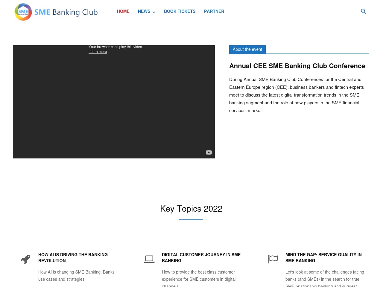 smebankingconference.com screenshot alt-text
