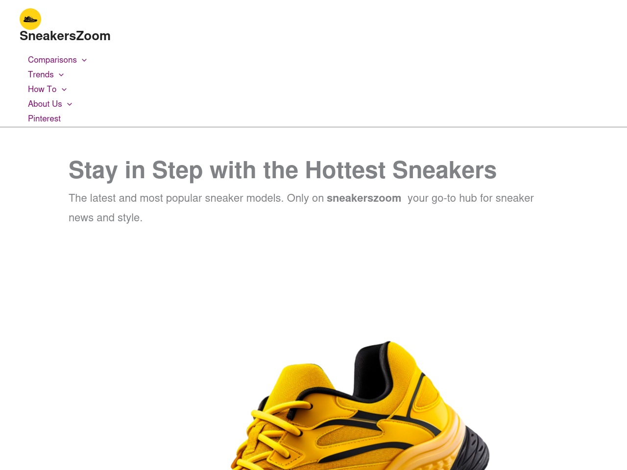 sneakerszoom.com screenshot alt-text