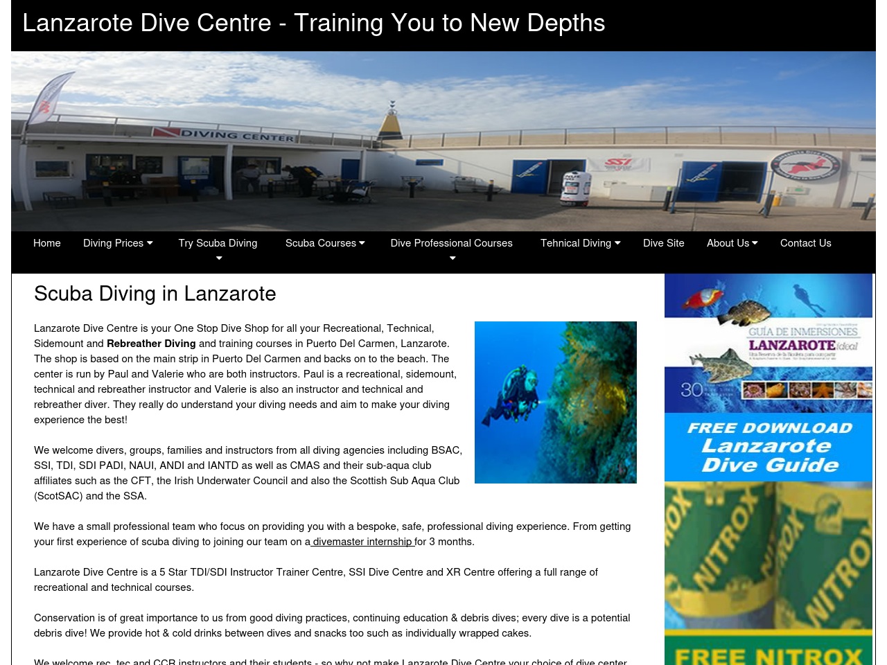 snorkeltourslanzarote.com screenshot alt-text