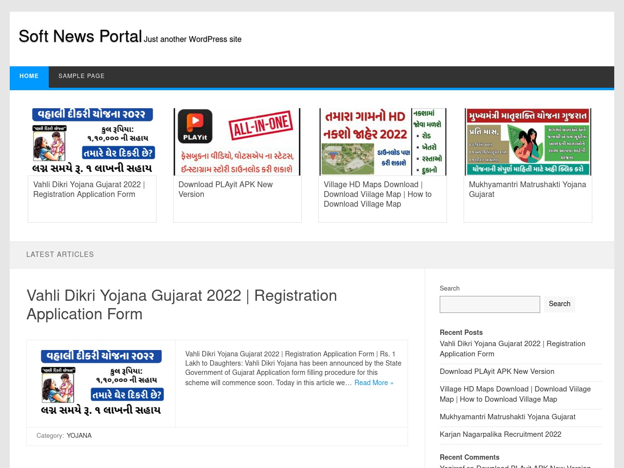 softnewsportal.com screenshot alt-text