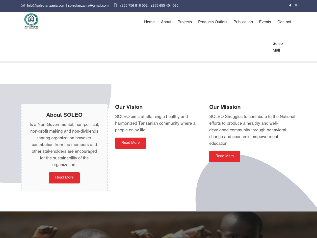 soleotanzania.com screenshot alt-text