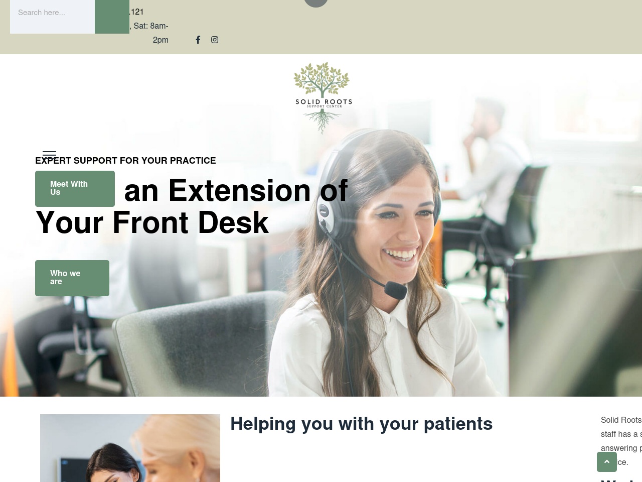 solidrootssupport.com screenshot alt-text