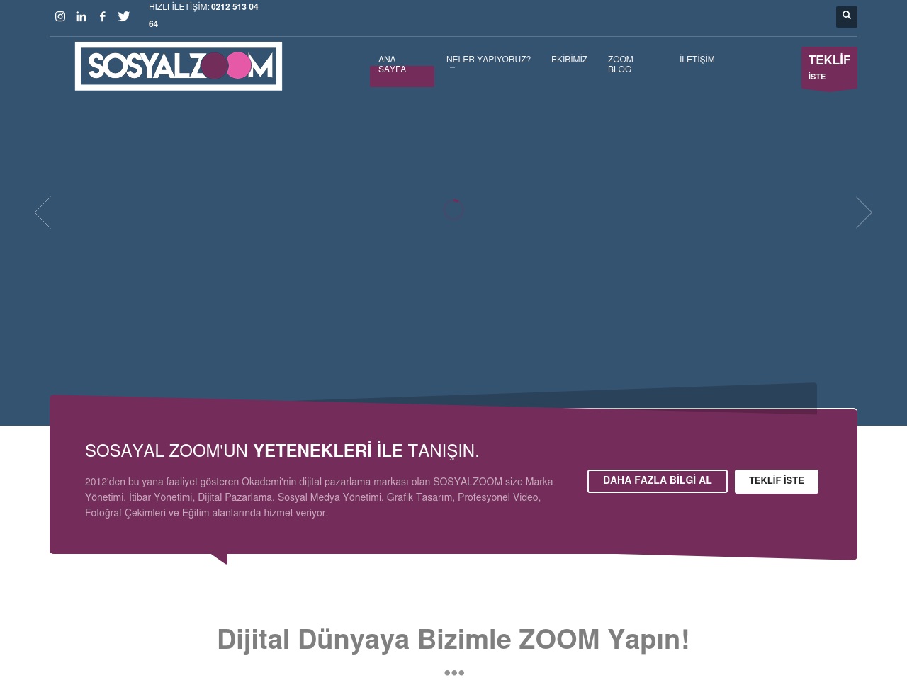 sosyalzoom.com screenshot alt-text