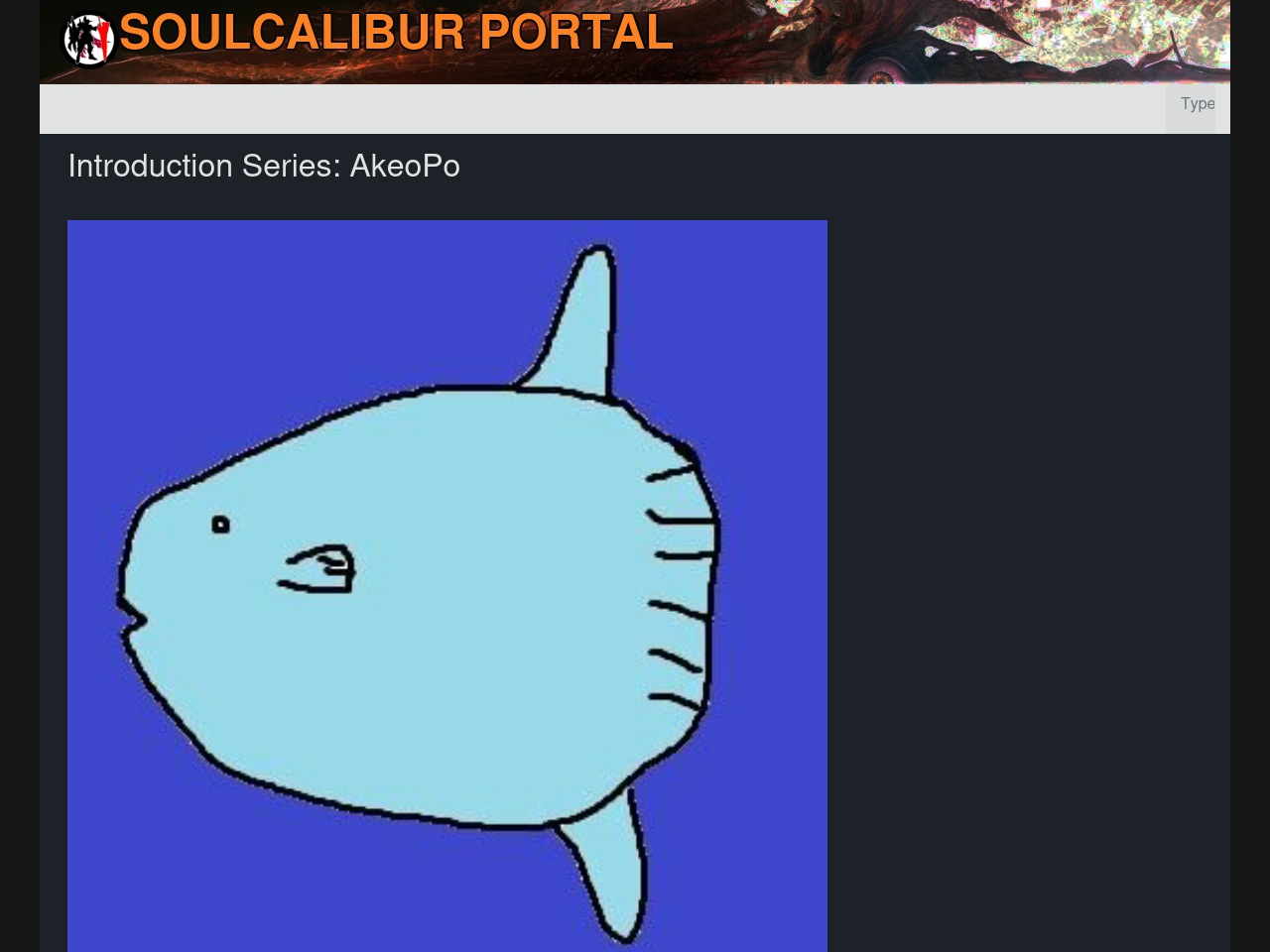 soulcaliburportal.com screenshot alt-text