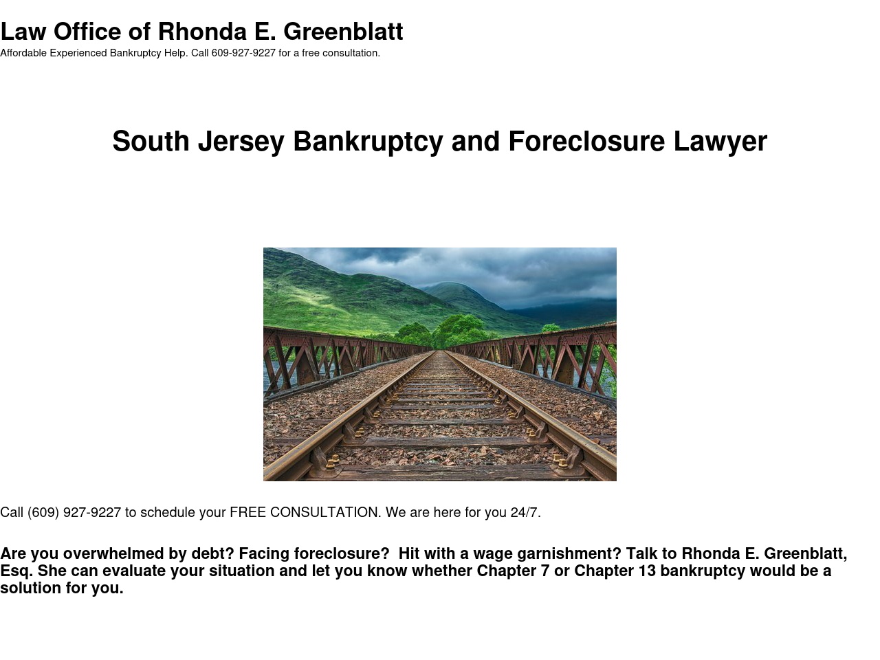 southjerseybankruptcy.com screenshot alt-text