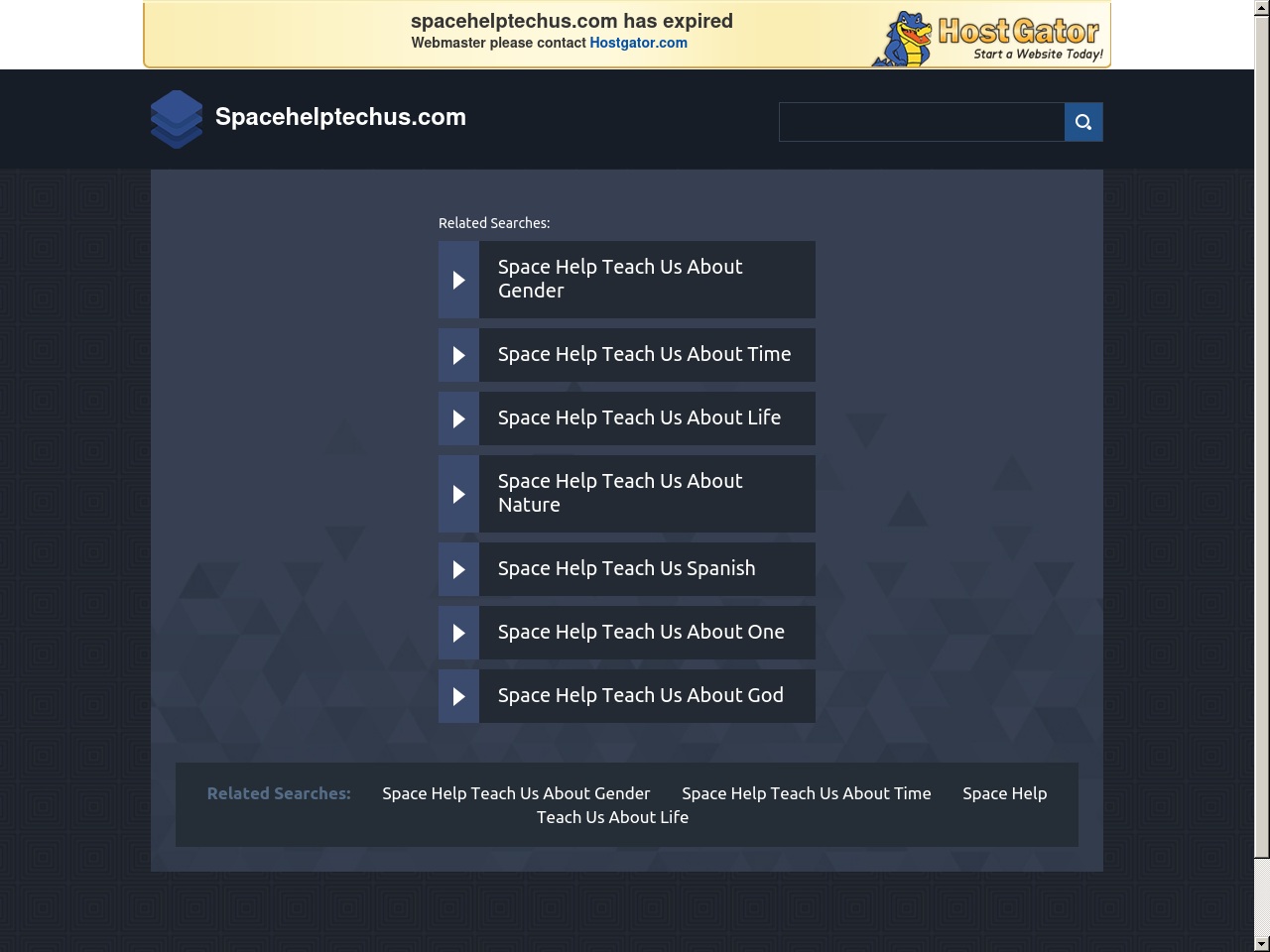 spacehelptechus.com screenshot alt-text