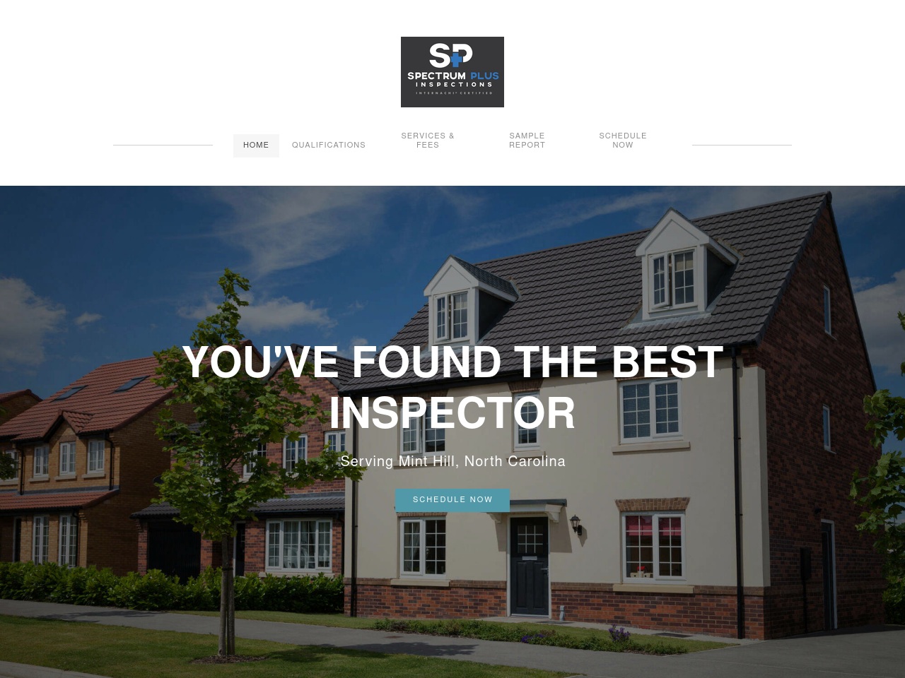 spectrumplusinspections.com screenshot alt-text