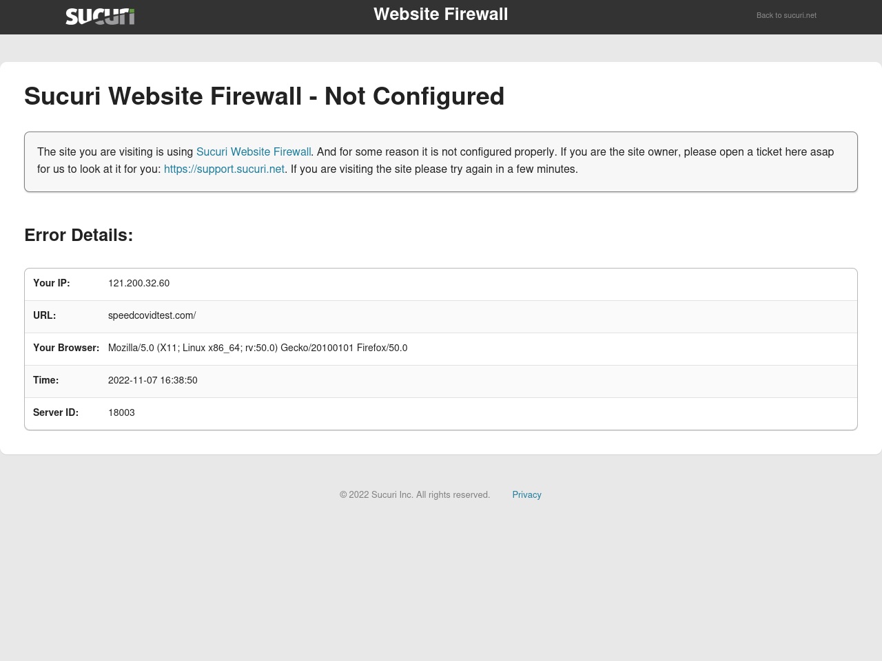 speedcovidtest.com screenshot alt-text