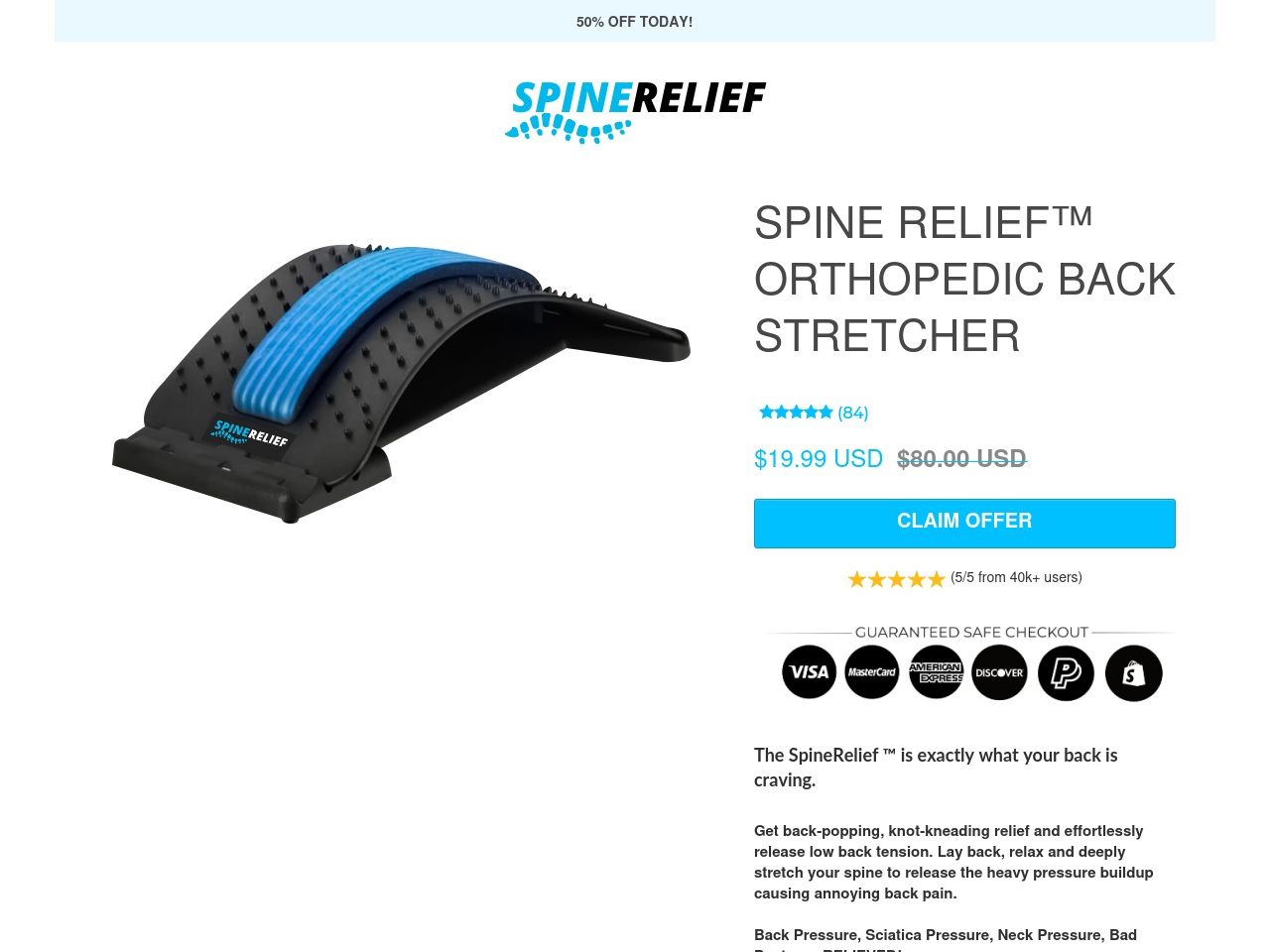 spinesupport.net screenshot alt-text
