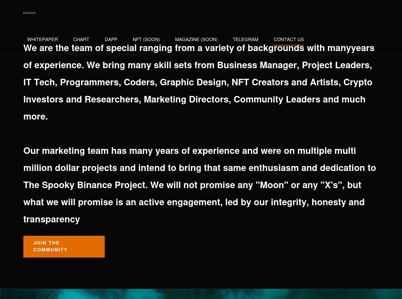 spookybinance.com screenshot alt-text