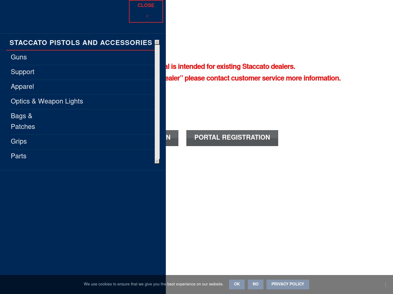 staccato2011portal.com screenshot alt-text