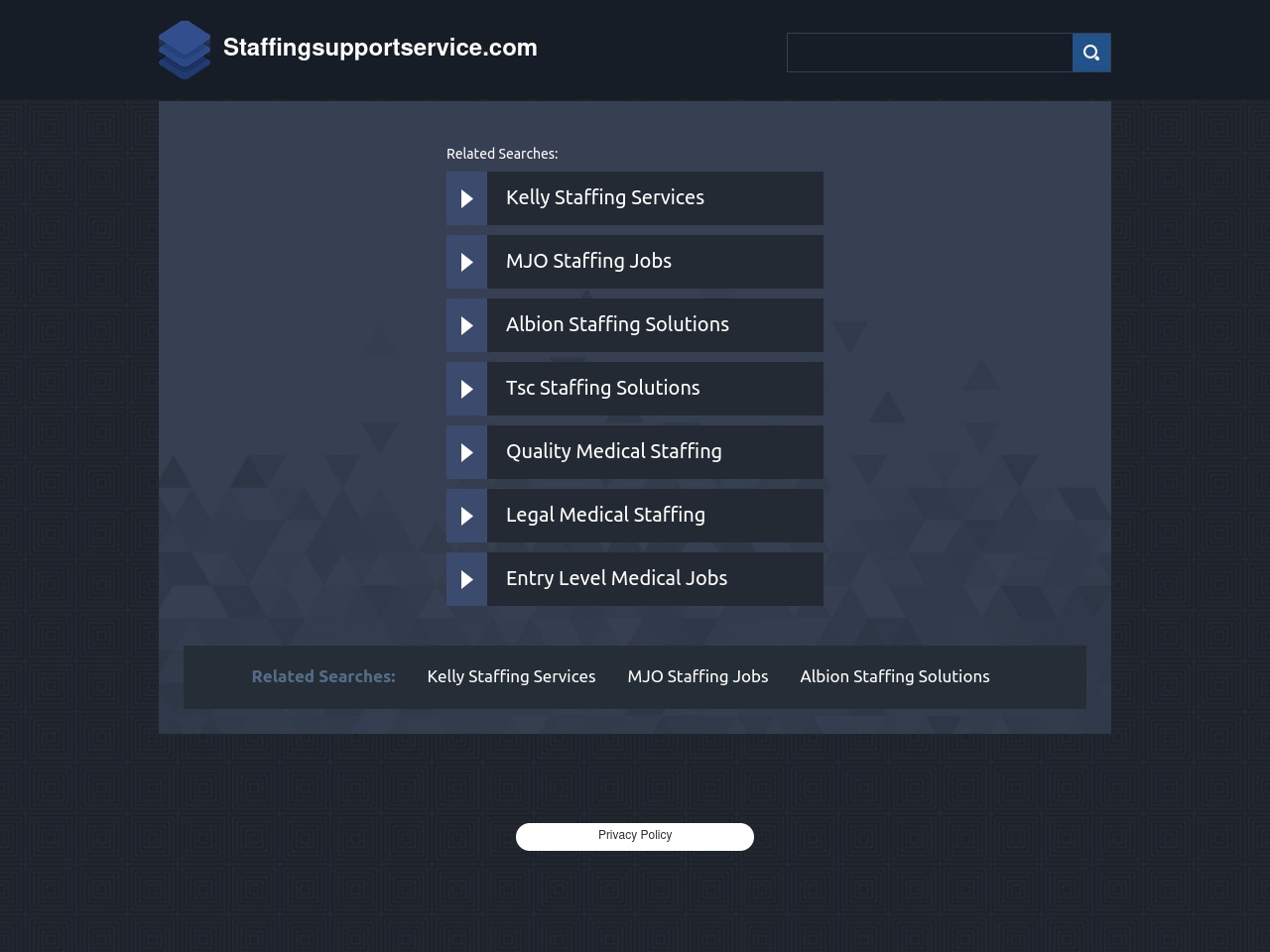 staffingsupportservice.com screenshot alt-text