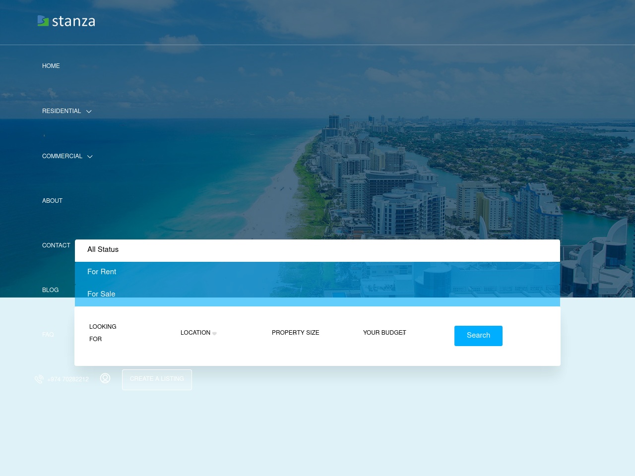 stanzarealestate.com screenshot alt-text