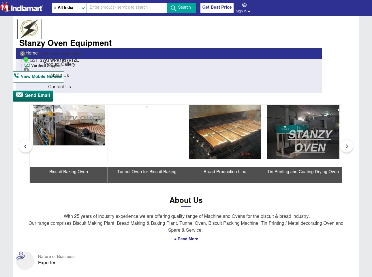 stanzyoven.com screenshot alt-text